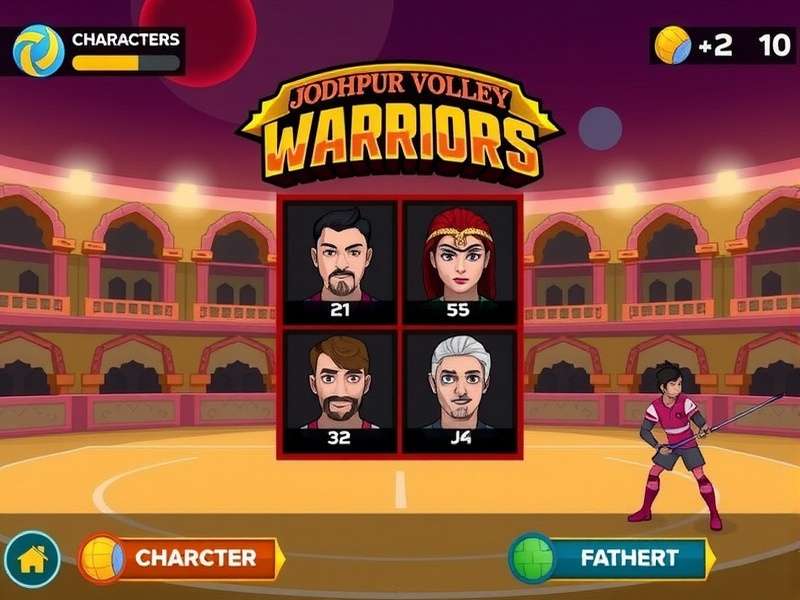Jodhpur Volley Warriors tournament gameplay